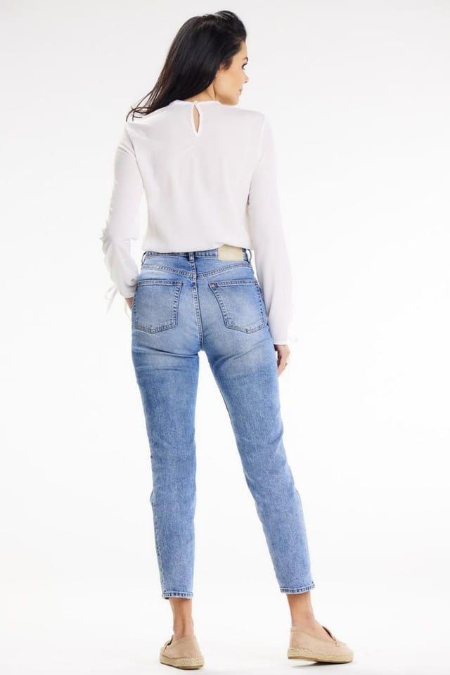 Love Lace Love Lace Women's Long Sleeve Casual Blouse with Front Pocket in White - 3