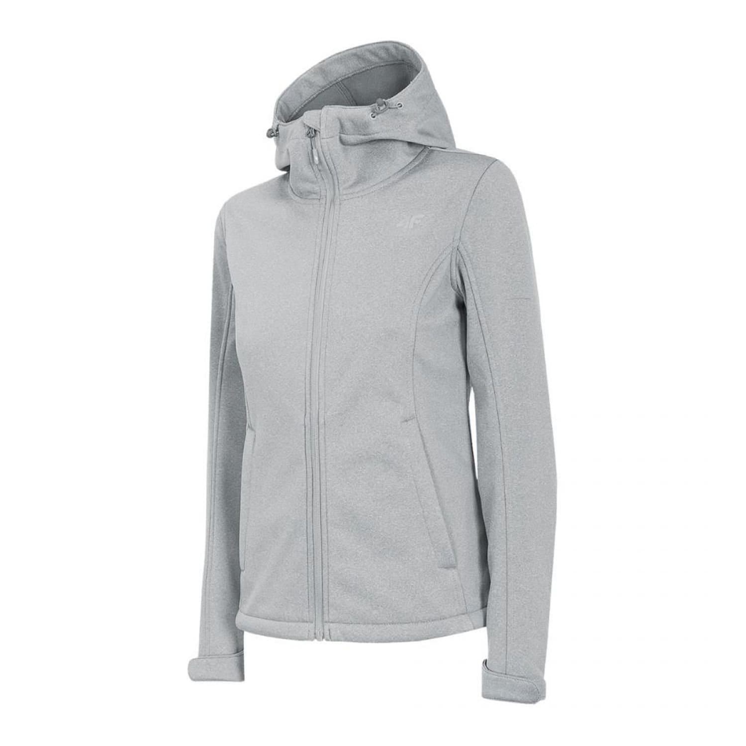 4F 4F Women's H4Z22 Soft Shell Jacket in Grey