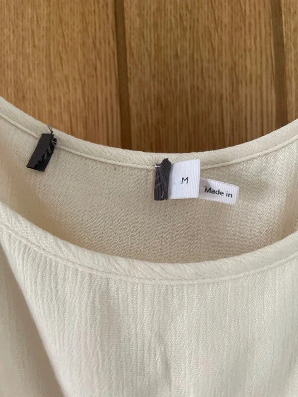 Mint Velvet Cream Velvet Summer Dress Size M