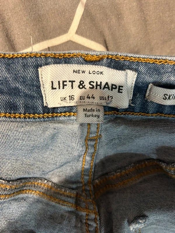 New Look New Look Hallie High Waisted Blue Jeans