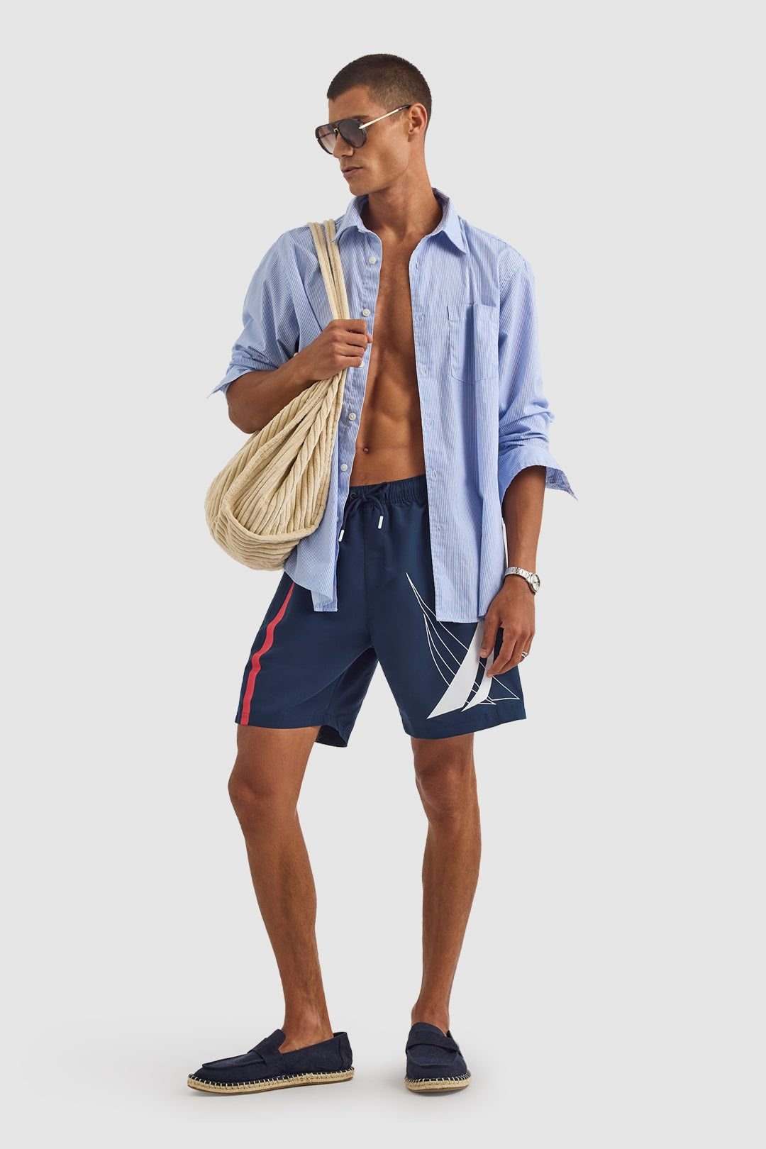 Nautica Nautica Men's Ronan Swim Short in Dark Navy - 3