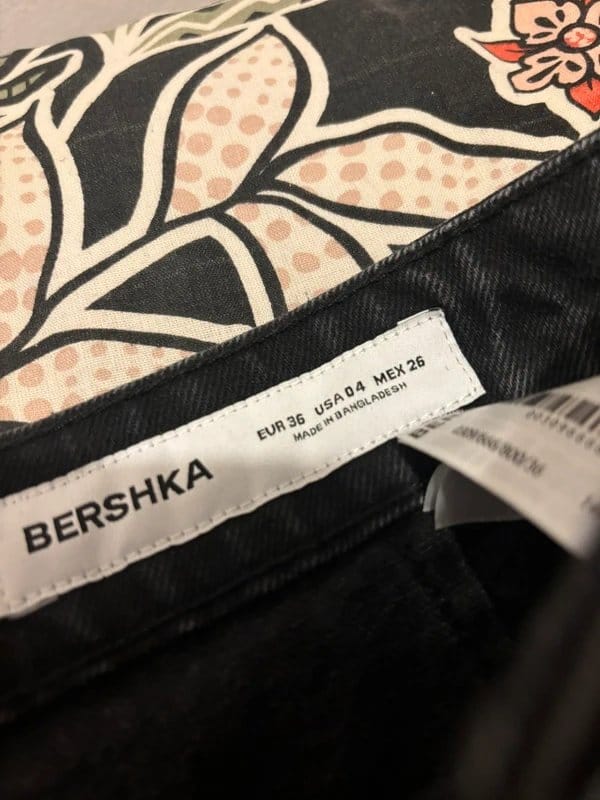 Bershka Black cargo jeans - 1