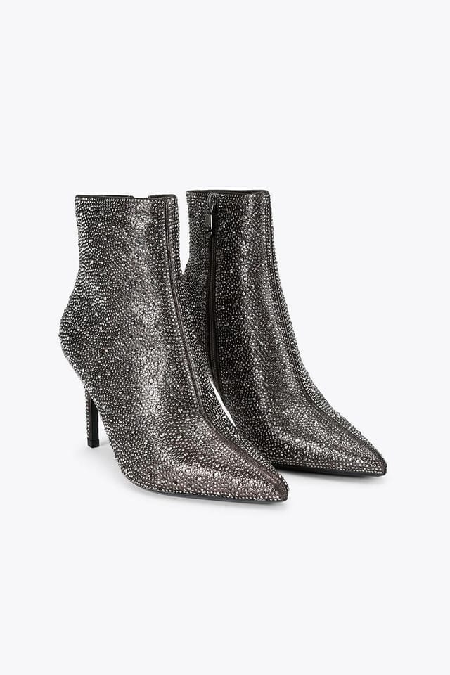 Carvela Carvela Women's 'Lovebird Bootie' Fabric Boots in Grey - 2