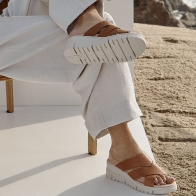 Vionic Vionic Women's Uptown Sunset Slide Sandals in Brown - 2