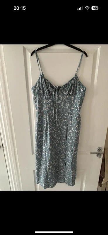 Shein Blue floral summer dress