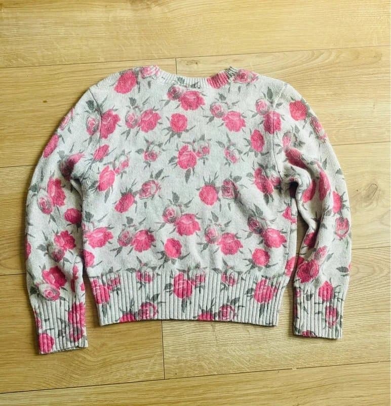 Topshop Topshop women’s floral knitted sweater