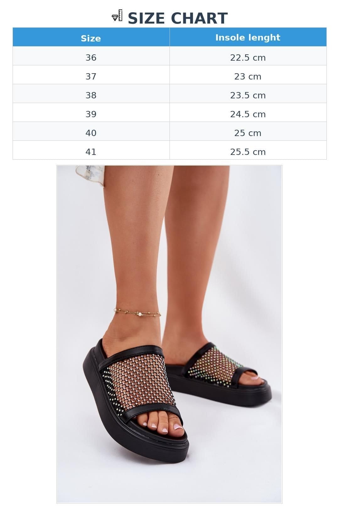 Love Lace Love Lace Women's Mesh Strap Platform Flip Flops for Summer Comfort & Style in Black - 4