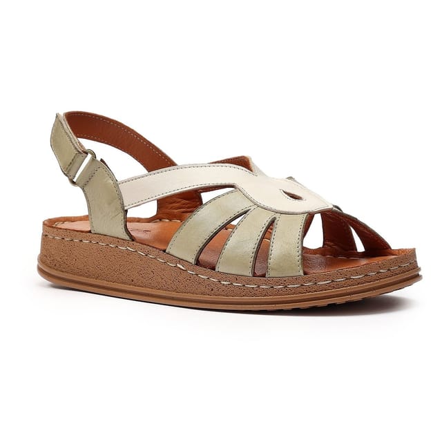 Hotter Hotter Women's Wide Fit 'Aylin' Sandals in Olive - 2