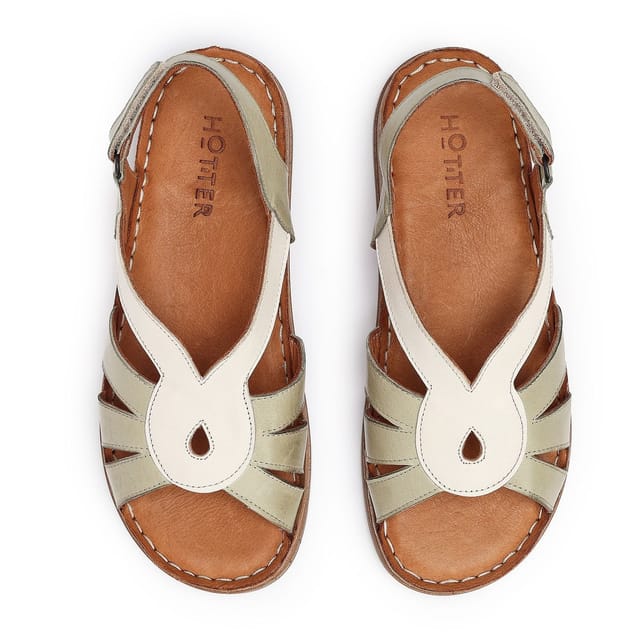 Hotter Hotter Women's Wide Fit 'Aylin' Sandals in Olive - 3