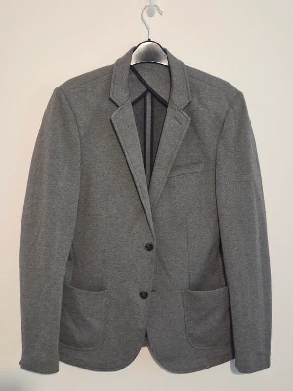 New Look Men’s New Look Grey Textured Blazer Jacket - Size 40R
