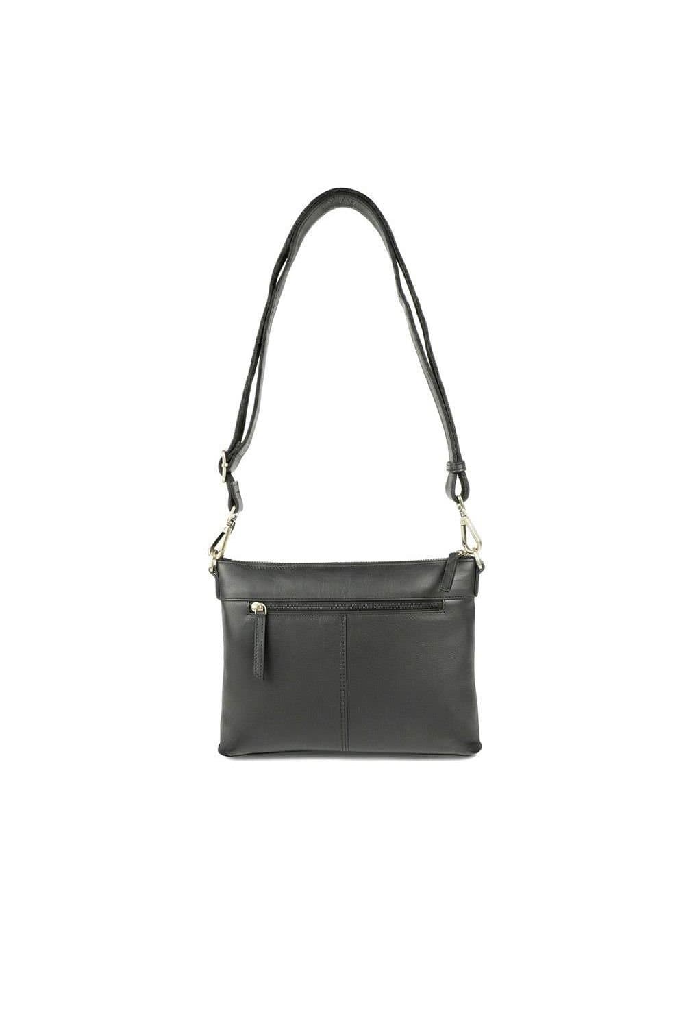 Jones Bootmaker Jones Bootmaker Black Leather Crossbody Bag