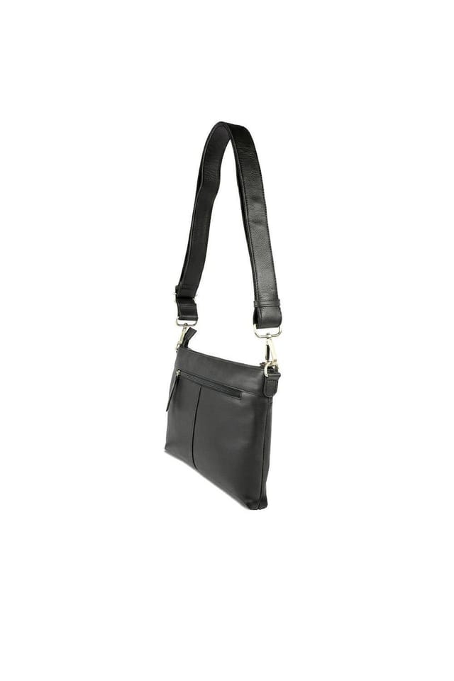 Jones Bootmaker Jones Bootmaker Women's Wynne Leather Crossbody Bag in Black - 3