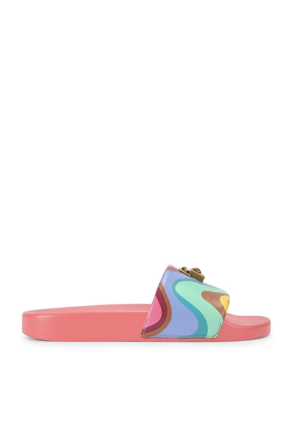 Kurt Geiger London Kurt Geiger London Women's 'Brixton Poolslide' Leather Sandals
