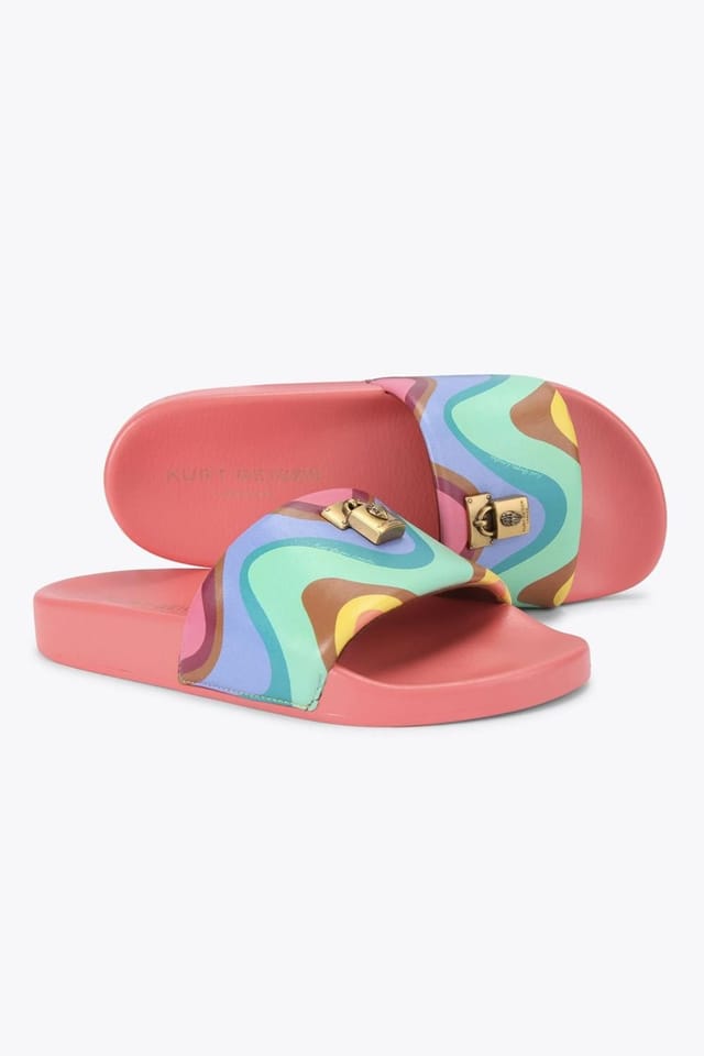 Kurt Geiger London Kurt Geiger London Women's 'Brixton Poolslide' Leather Sandals - 3
