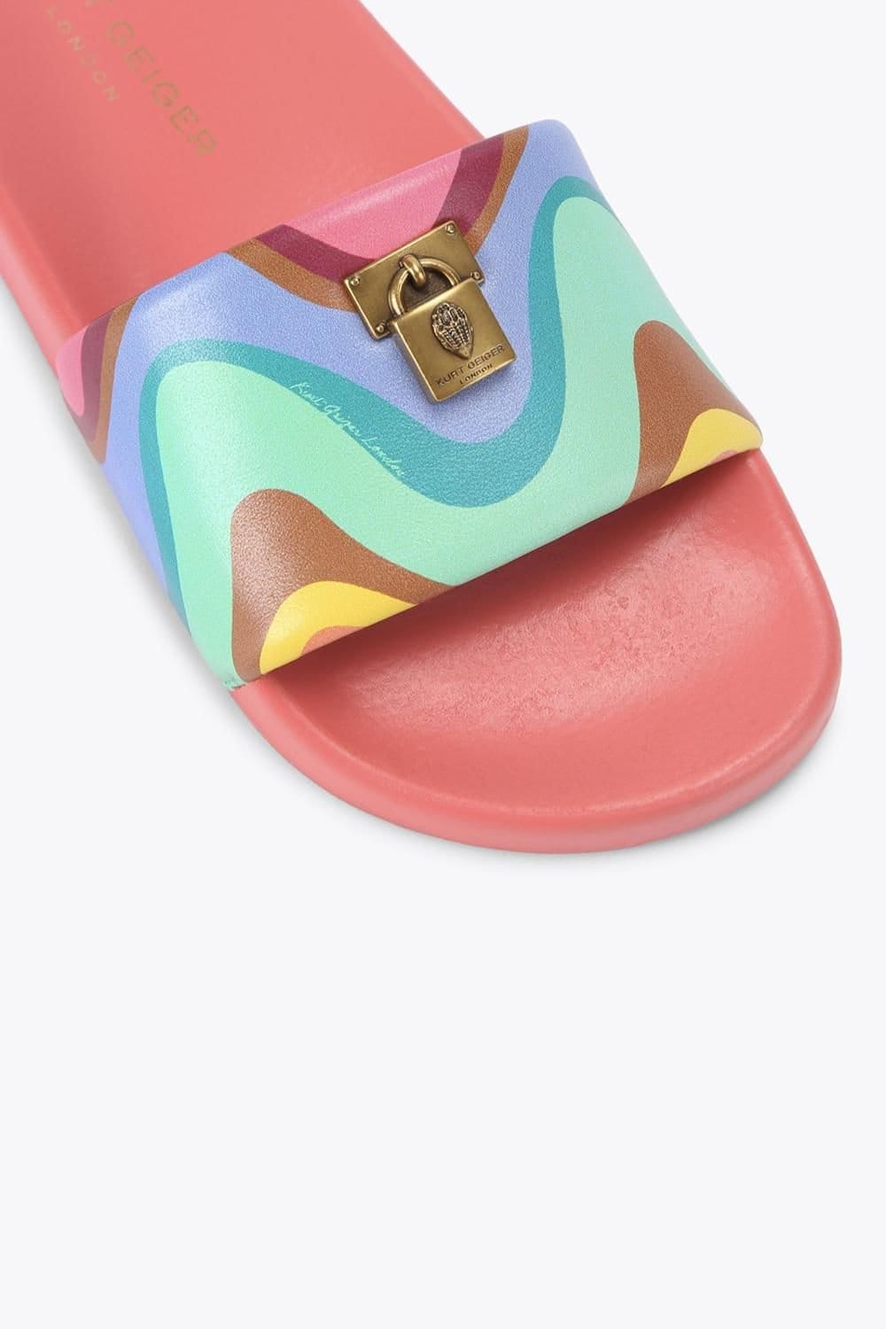 Kurt Geiger London Kurt Geiger London Women's 'Brixton Poolslide' Leather Sandals - 4