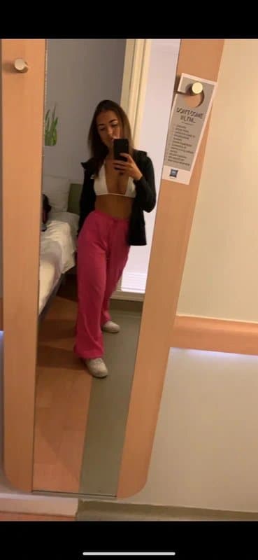 ASOS Pink Cargo/ Parachute pants