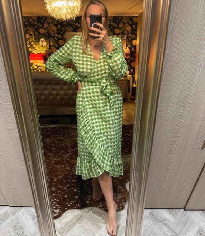 Never Fully Dressed Never Fully Dressed iconic wrap dress size 12