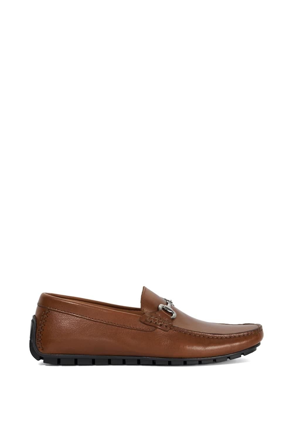 Dune London Dune London Men's 'Brackon' Leather Slip-On Shoes in Brown