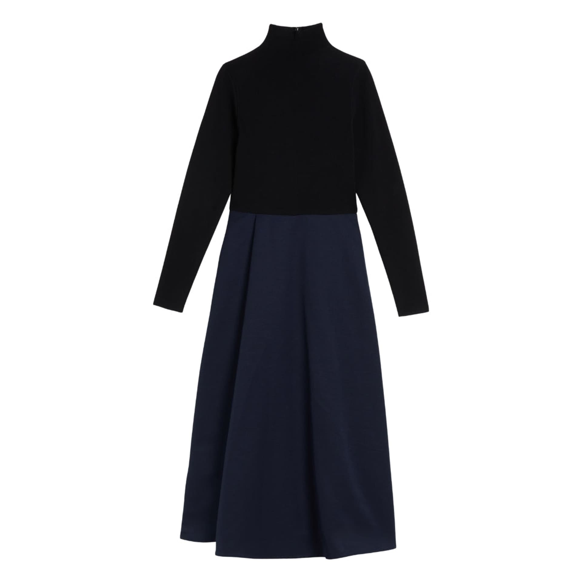Ted Baker Ted Baker Women's Chira Long Sleeve Turtleneck Midi Dress in Navy