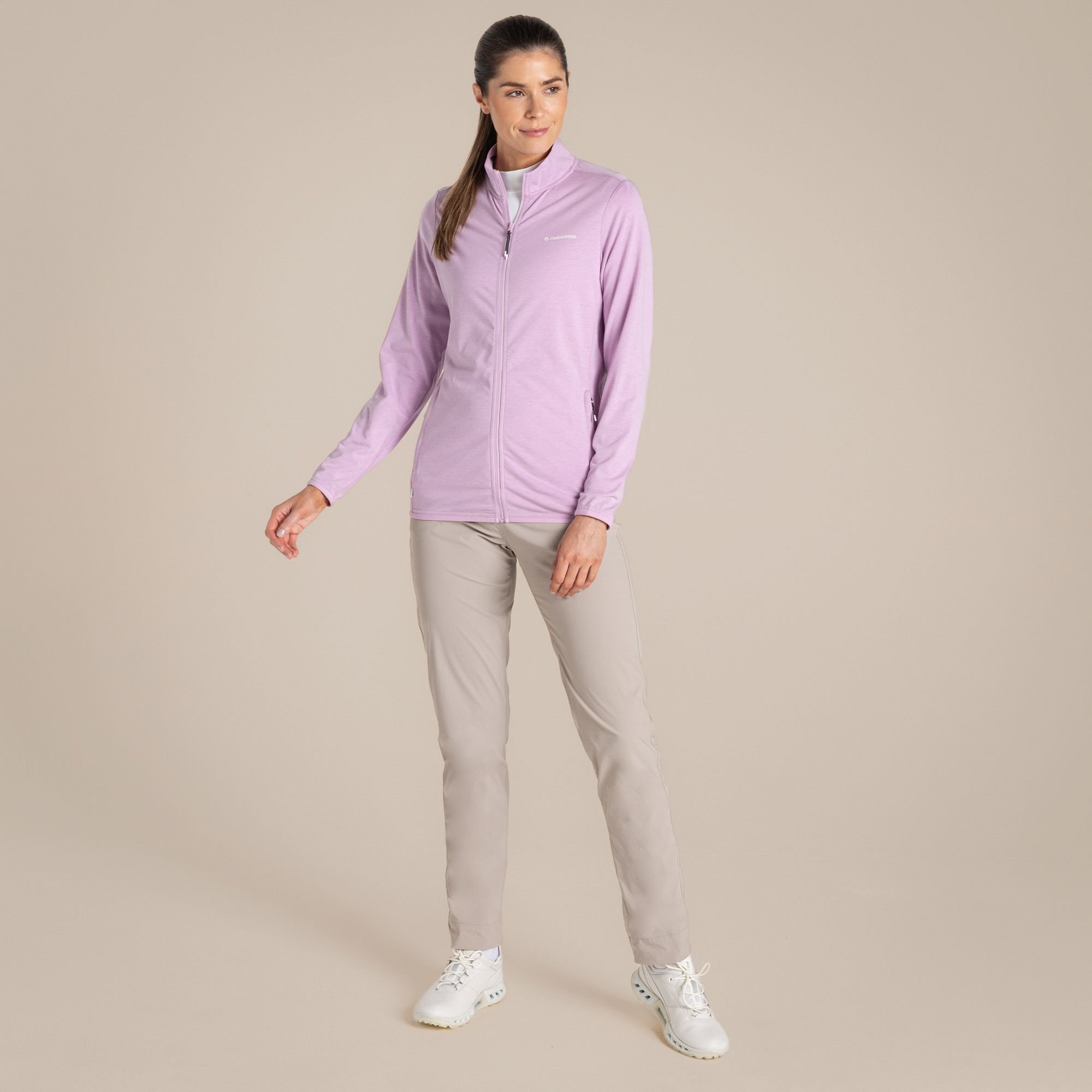 Craghoppers Craghoppers Women's NosiLife Evesham Insect-Repellent Stretch Full-Zip Jacket in Lilac - 4
