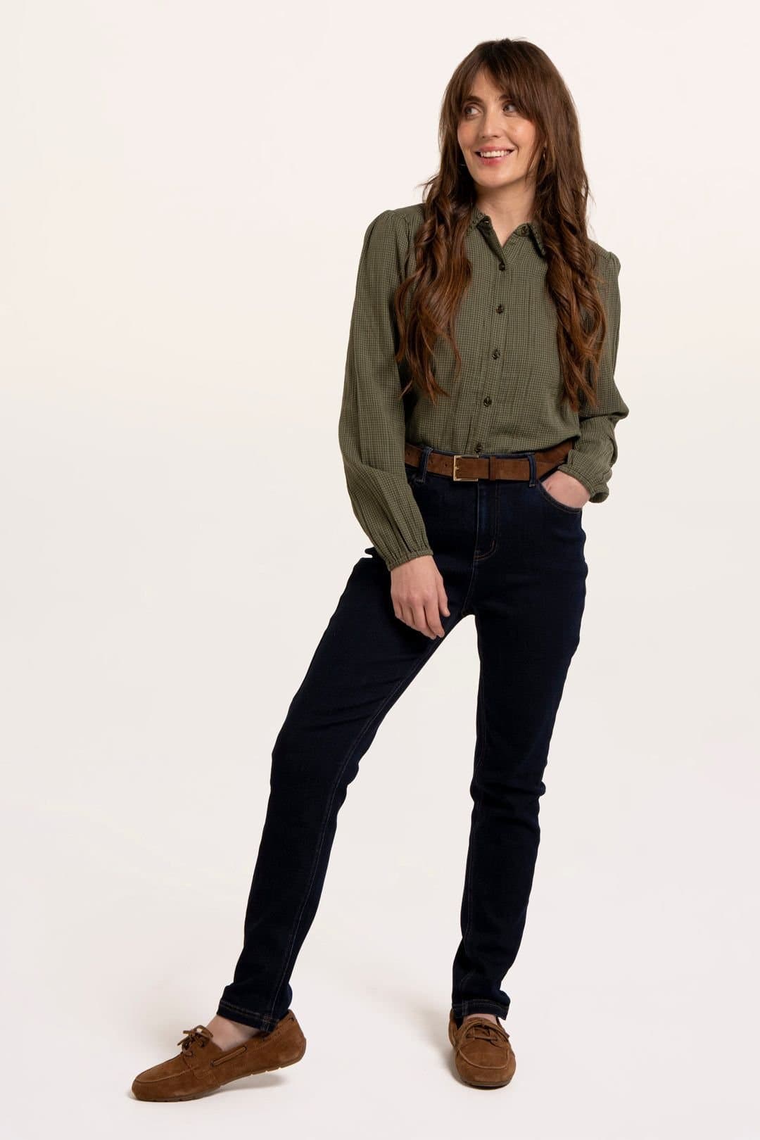 Brakeburn Brakeburn Women's Sparkle Trouser in Navy