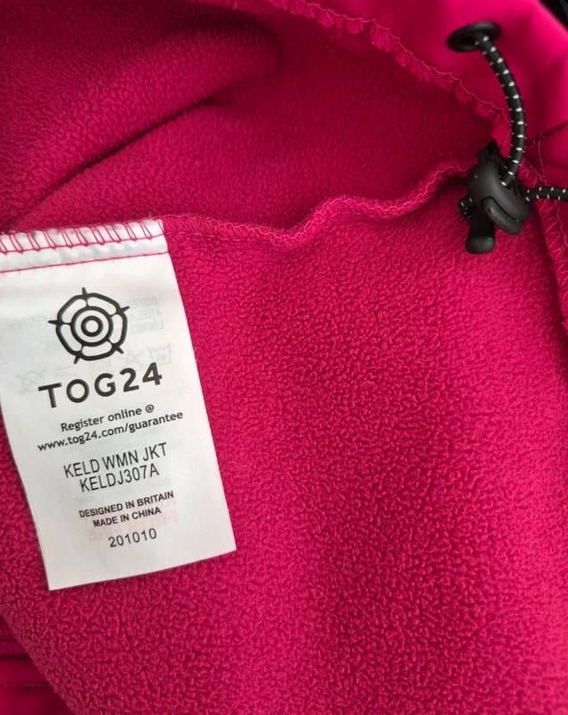 TOG24 Tog24 Keld womens fleece lined shell jacket size XXL