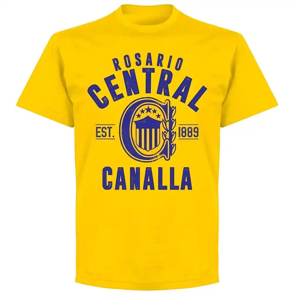 Rosario Central Rosario Central Men's Established T‑Shirt in Yellow - 2