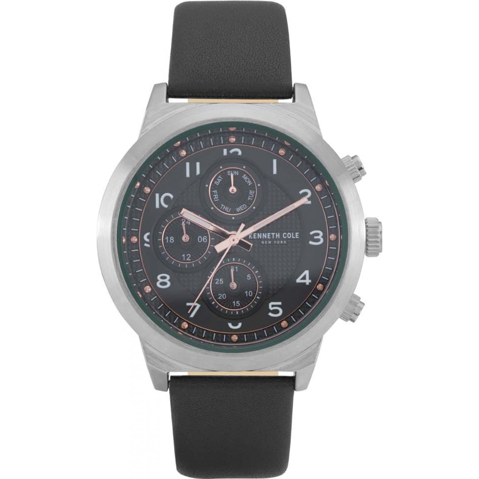 Kenneth Cole Kenneth Cole Men's KC50884002 Modern 47mm Quartz Watch in Black