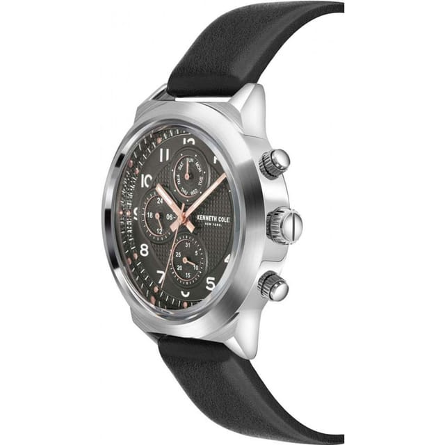 Kenneth Cole Kenneth Cole Men's KC50884002 Modern 47mm Quartz Watch in Black - 2