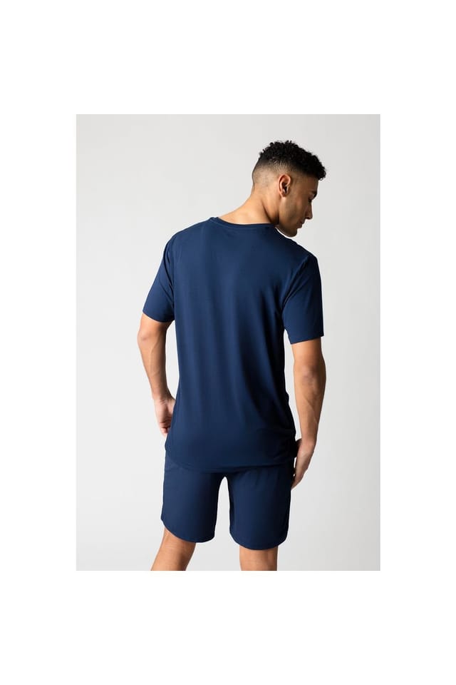 SOCKSHOP Lazy Panda SOCKSHOP Lazy Panda Men's 1 Pack Bamboo Loungewear Selection T-Shirt in White - 3
