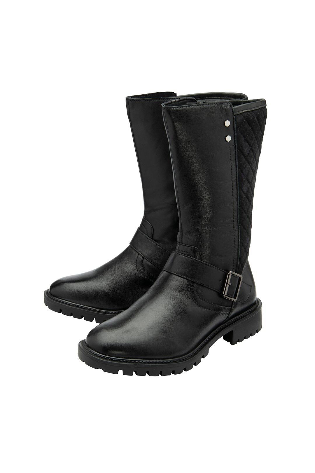 Ravel Ravel Women's Black Leather 'Forbes' Mid-Calf Boots - 2