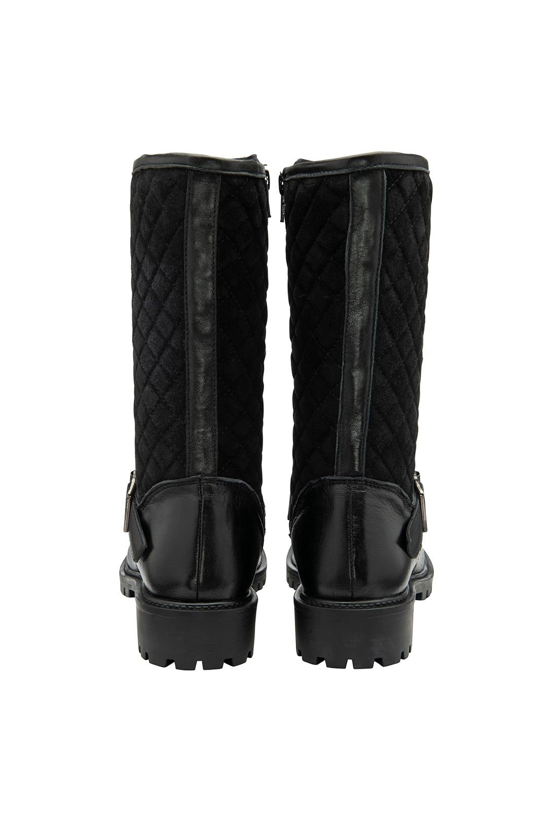 Ravel Ravel Women's Black Leather 'Forbes' Mid-Calf Boots - 3