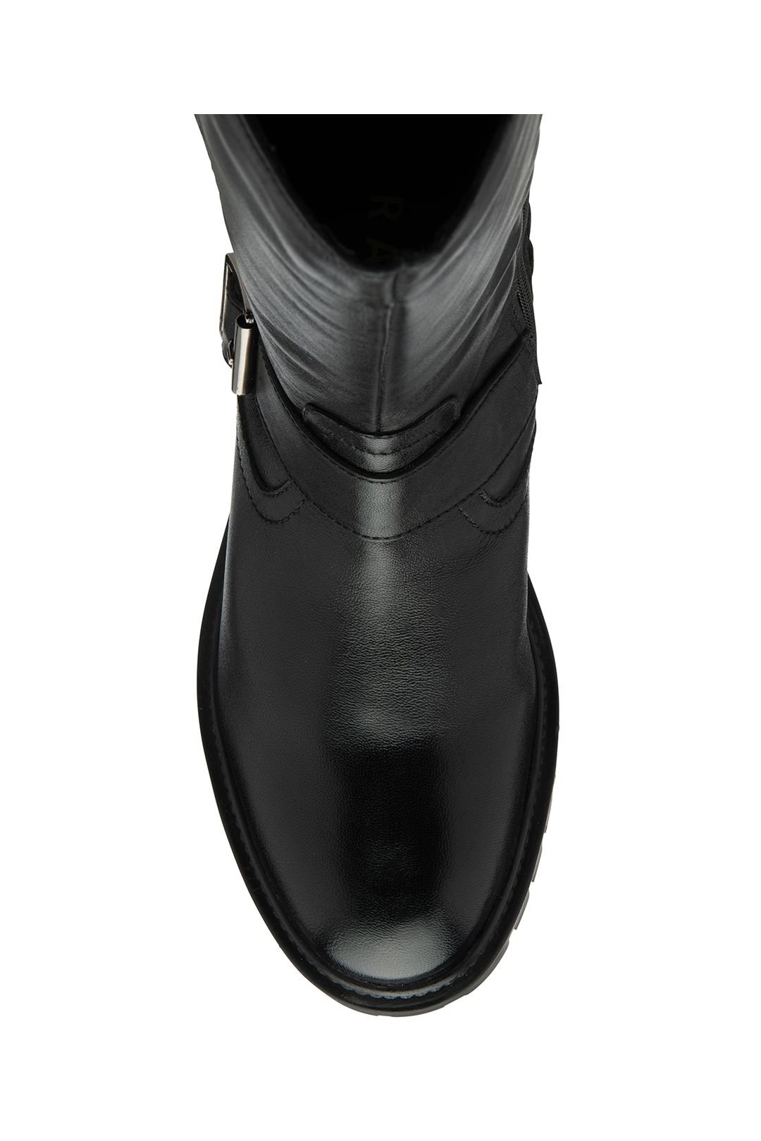 Ravel Ravel Women's Black Leather 'Forbes' Mid-Calf Boots - 4