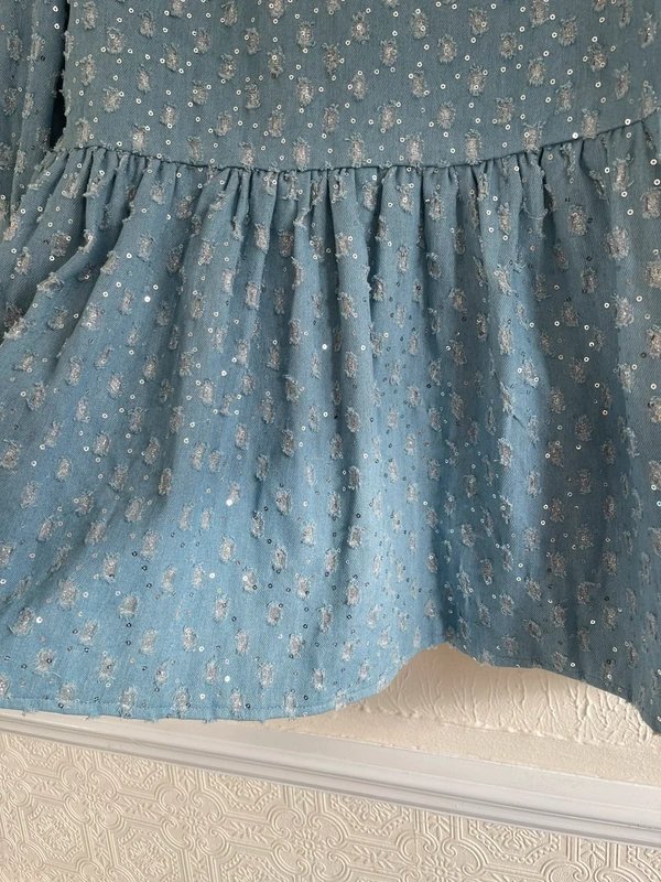 Never Fully Dressed Never fully dressed Denim Minnie Dress BNWT size 12 - 1