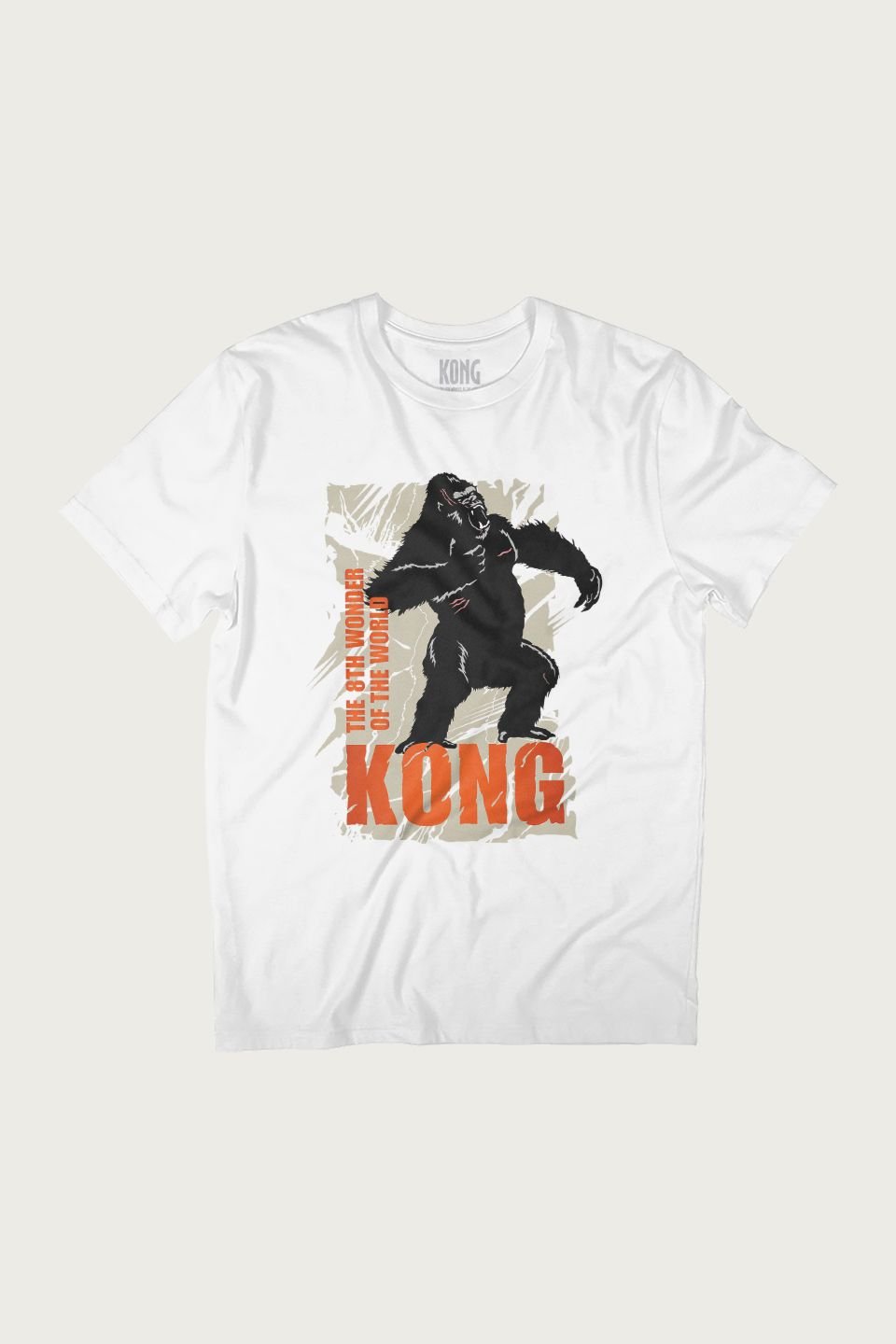 King Kong King Kong Men's Roaring The 8th Wonder Of The World T-Shirt in White - 2