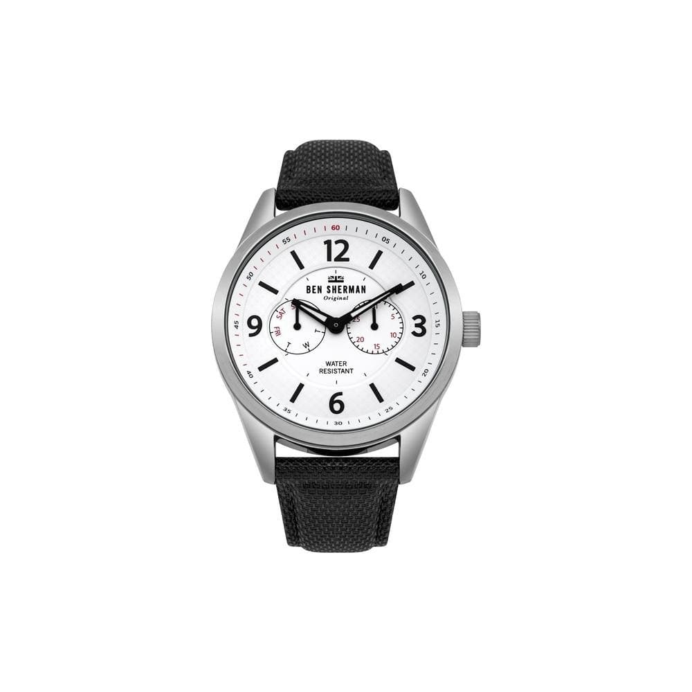 Ben Sherman Ben Sherman Men's WB069WB Carnaby 45mm Quartz Watch in Black