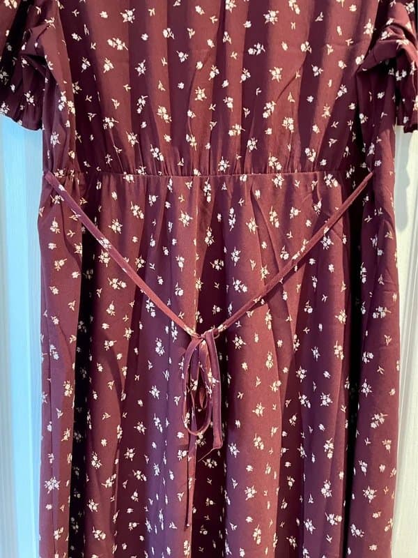 New Look New Look Burgundy maxi dress, s16