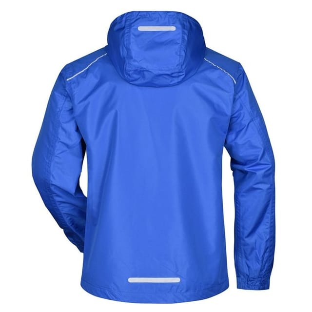 James and Nicholson James and Nicholson Men's Waterproof Jacket in Mid Blue - 2