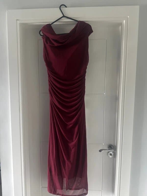 Shein Ruched berry style dress SHEIN 1XL