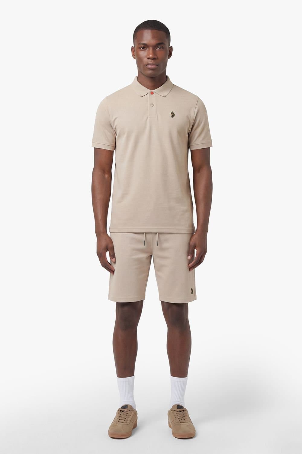 Luke 1977 Luke 1977 Men's New Mead Polo & Short Set in Stone