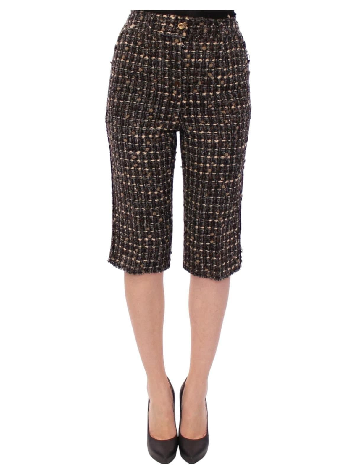 Dolce & Gabbana Dolce & Gabbana Women's Multicolor Wool Shorts Pants