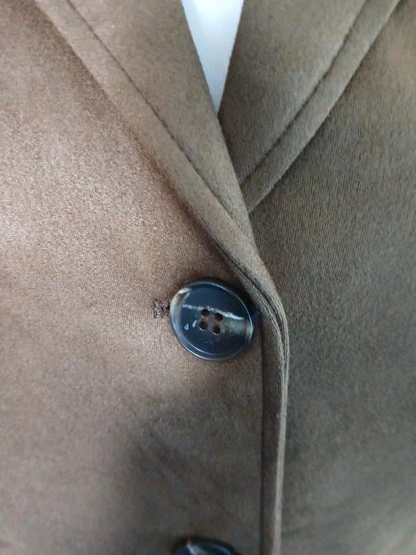 The Unbranded Brand Mens brown faux suede jacket