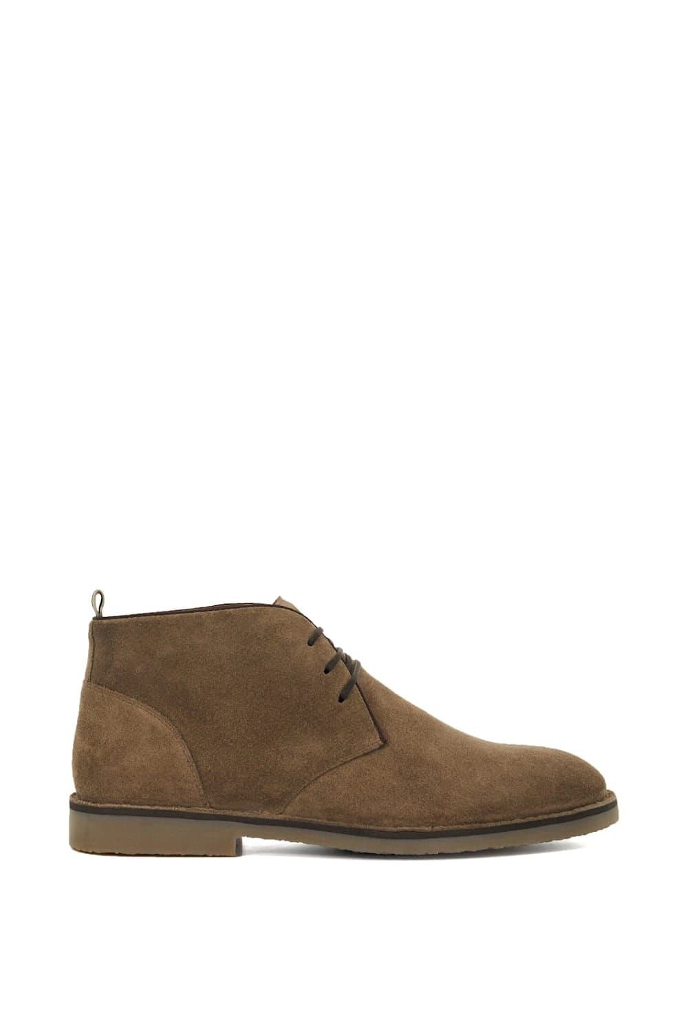 Dune London Dune London Men's 'Cashed' Suede Chukka Boots in Natural