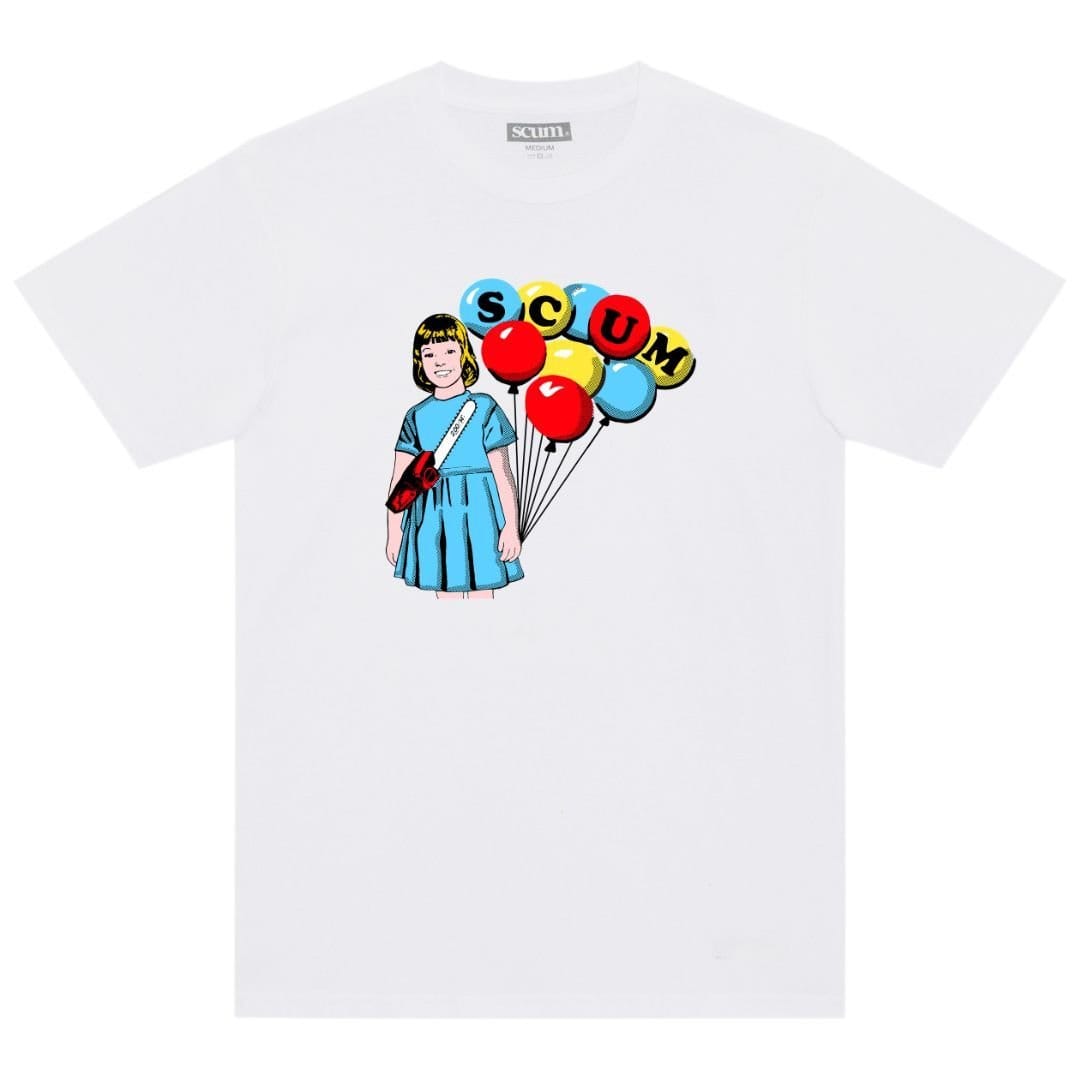 Scum Men's Happy Days T-Shirt - White
