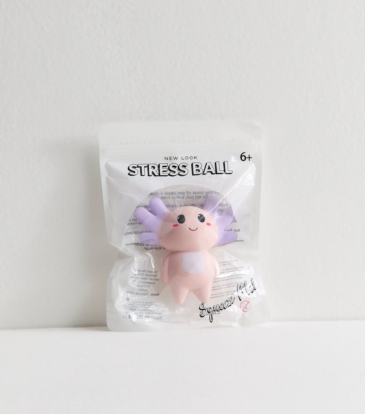 New Look Pink Axolotl Stress Ball New Look - 3