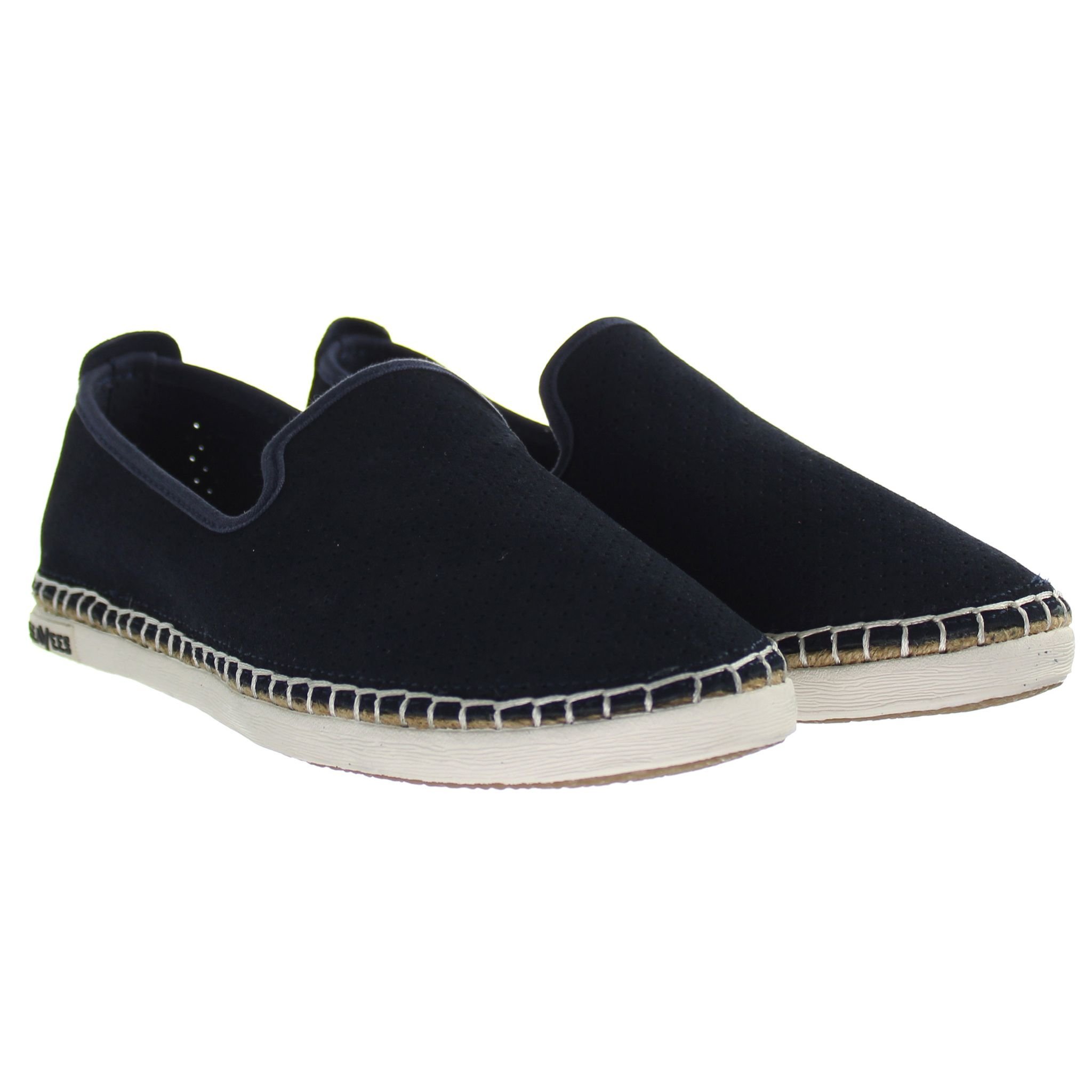 Seavees Seavees Women's Ocean Park Slip-On Blue Suede Leather Espadrilles - 2