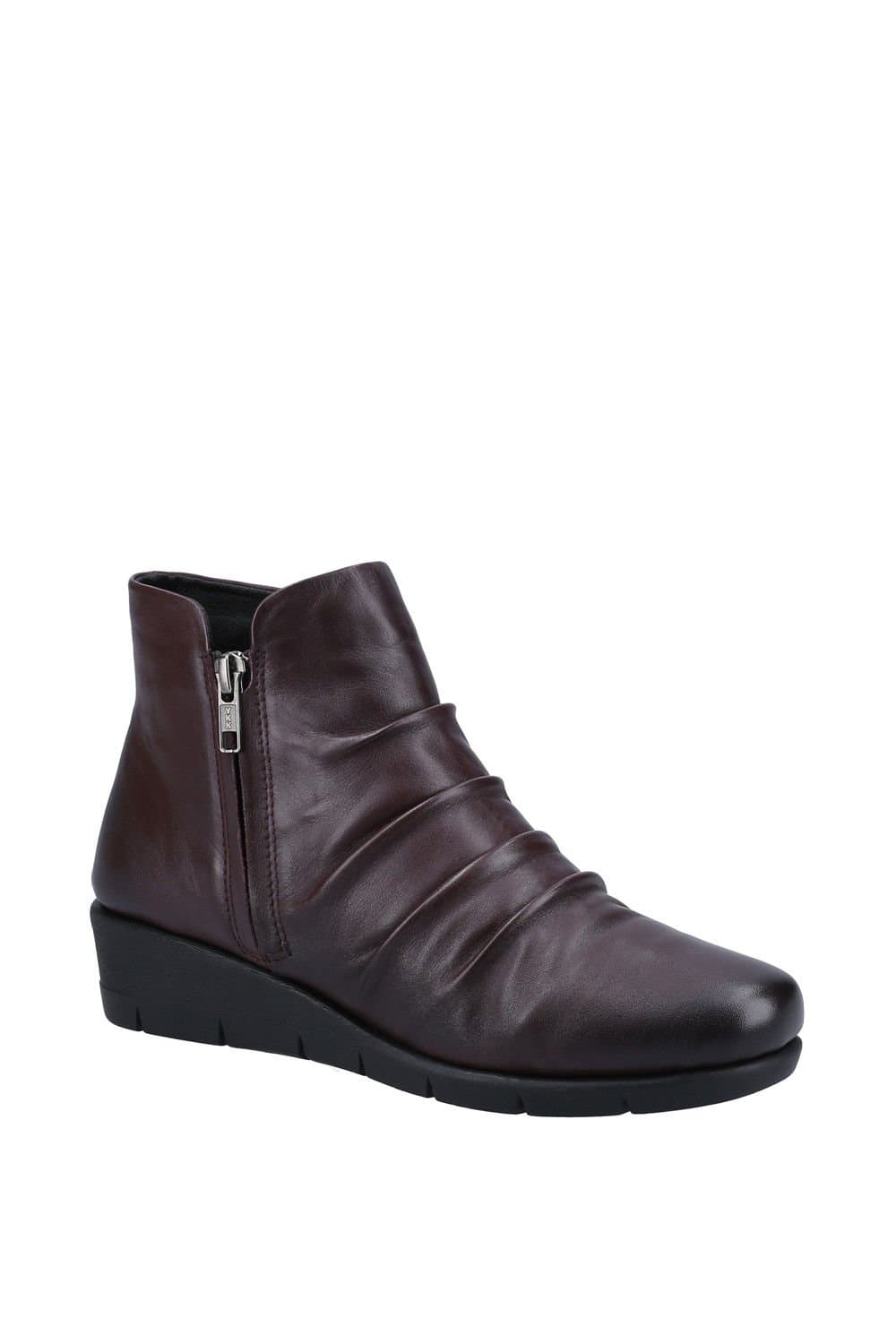 Fleet & Foster Fleet & Foster Women's Plockton Ankle Boot in Wine