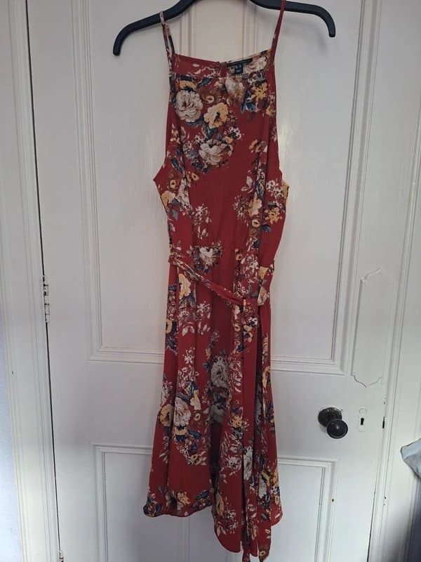 New Look Brown floral dress