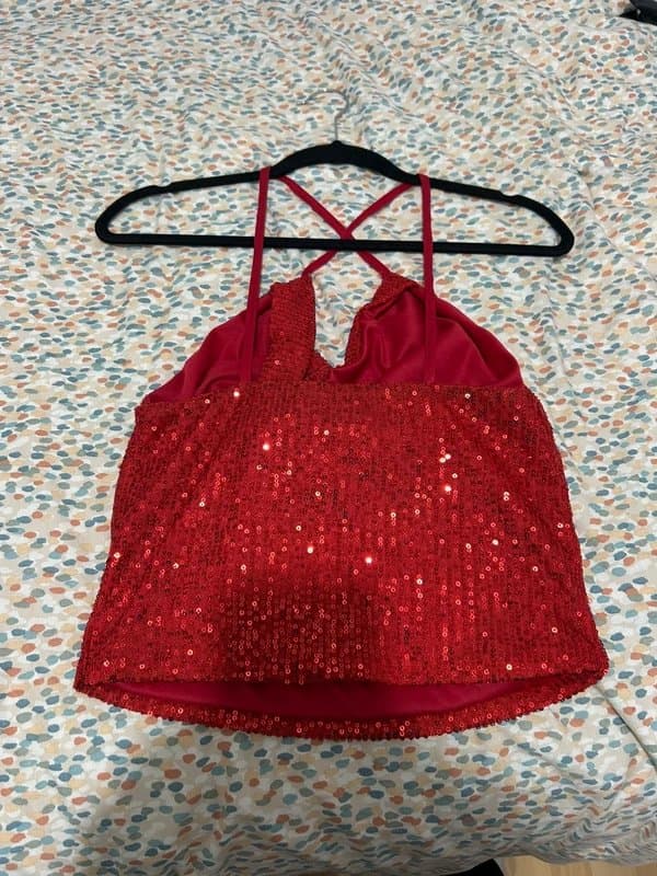 ASOS ASOS sequin halter top