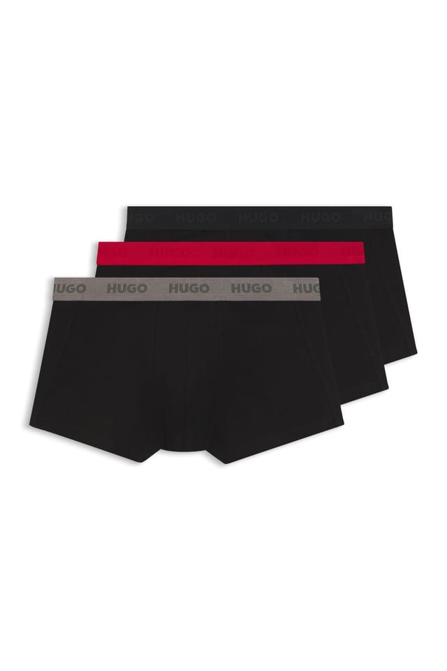 HUGO Hugo Men's Trunk Triplet Pack Black - 3